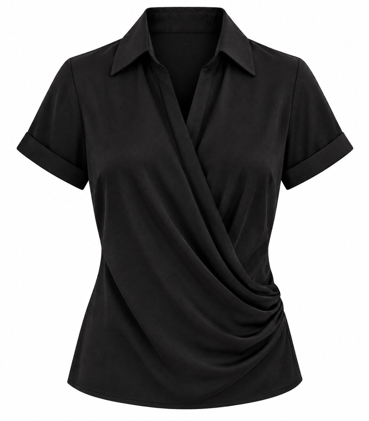 Polo Ralph Lauren Schwarz Bluse 36 Seide
