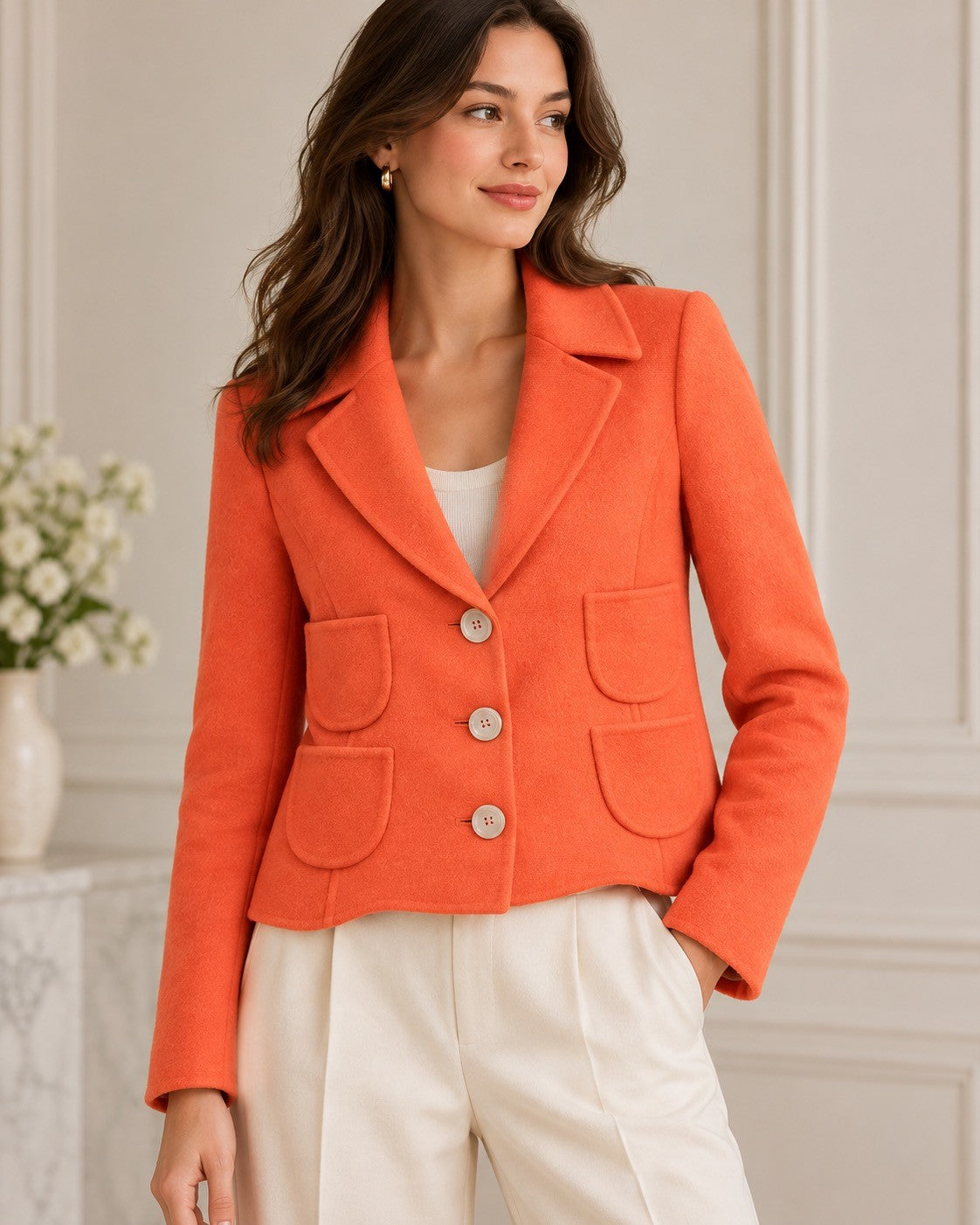 Michael Kors Koralle 38 Wolle/Angora