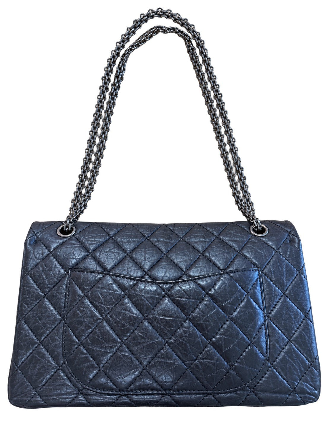 Chanel 2.55 Reissue Schwarz 31 x 20 x 10 cm Kalbsleder