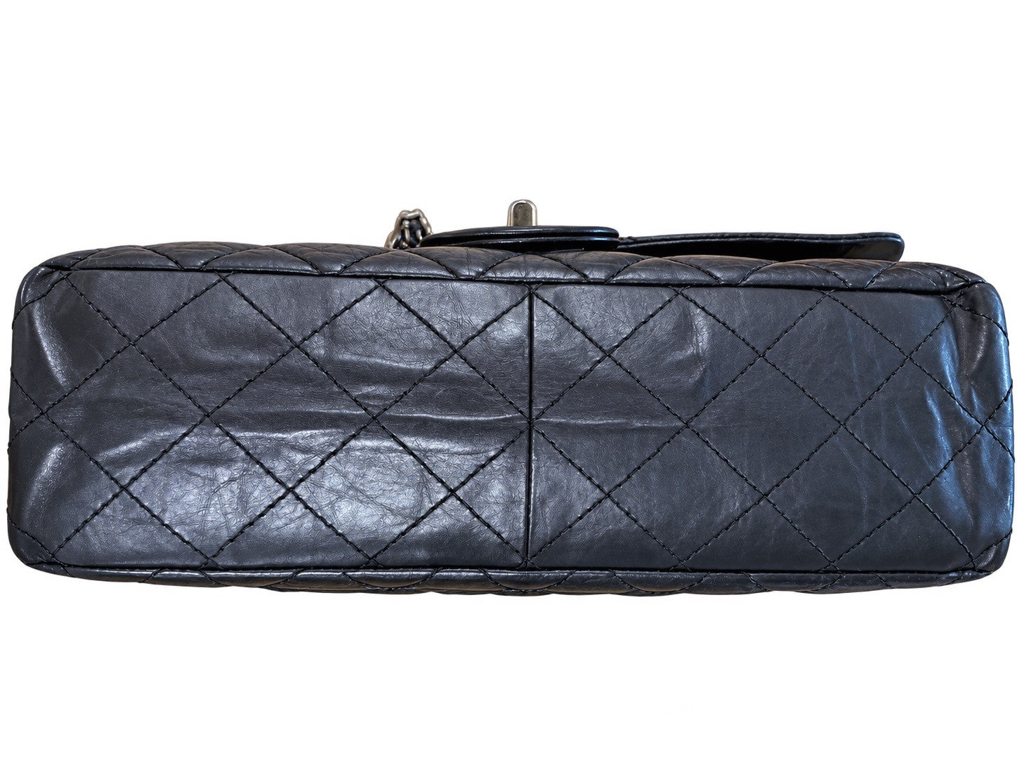 Chanel 2.55 Reissue Schwarz 31 x 20 x 10 cm Kalbsleder