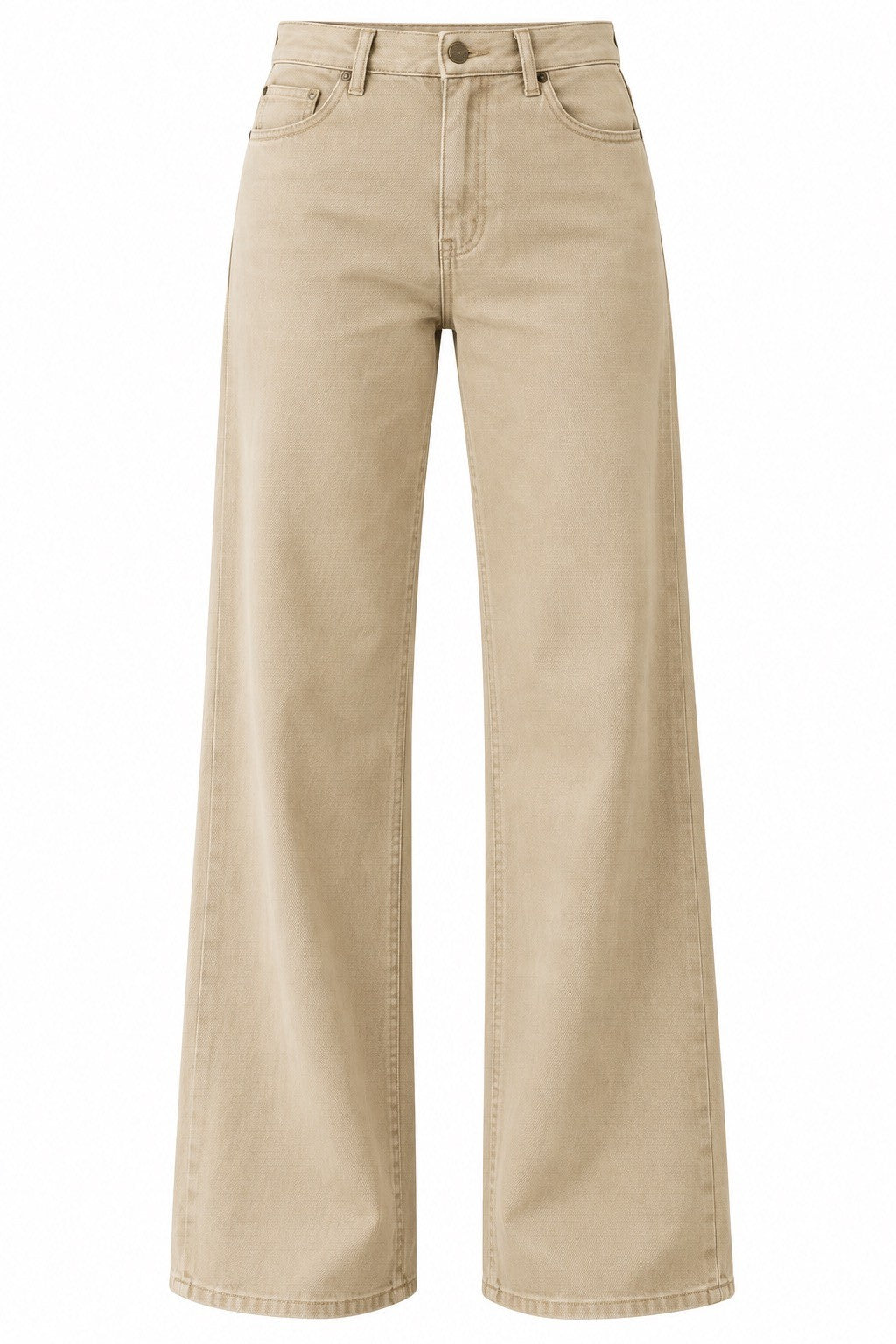 Q2 Hose Beige 40 Baumwolle/ Elastan