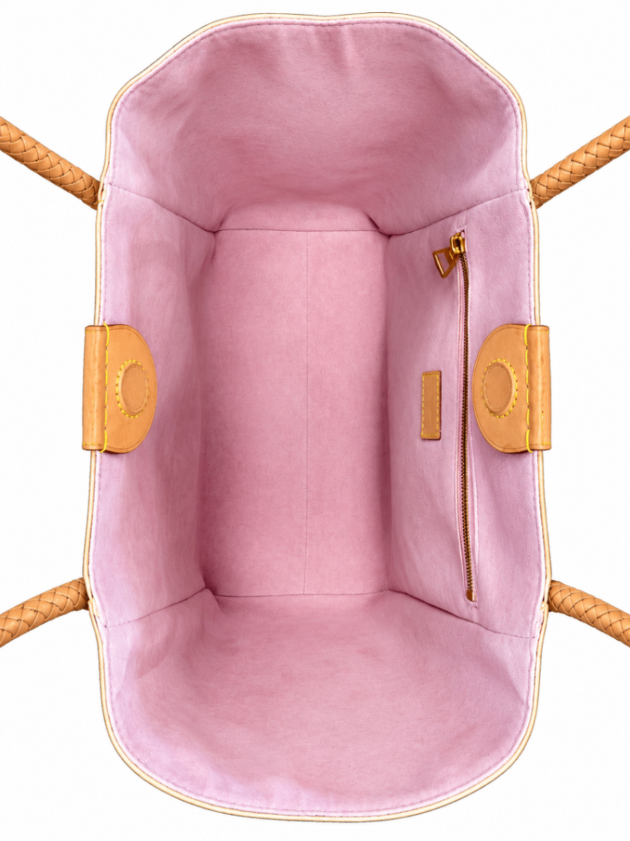 Louis Vuitton Propriano Damier Weiß-Grau/ Leder MM Canvas und Leder