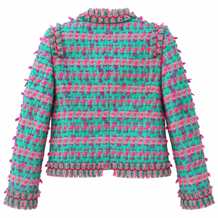 Maison Common Pink und Grün 36 Mischgewebe