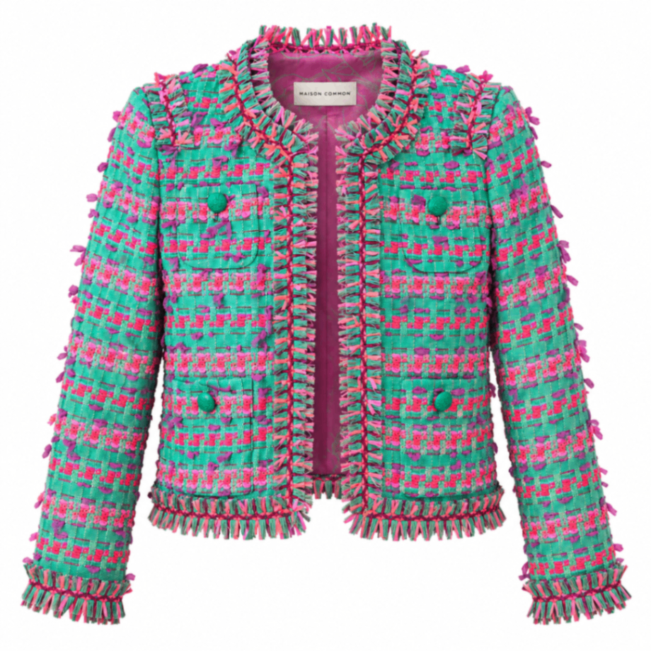 Maison Common Pink und Grün 36 Mischgewebe