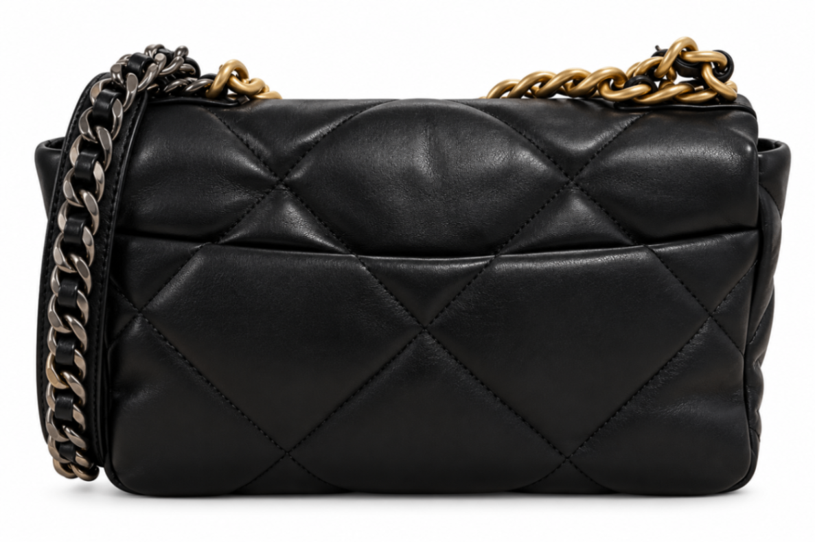 Chanel 19 Black Lambskin Medium