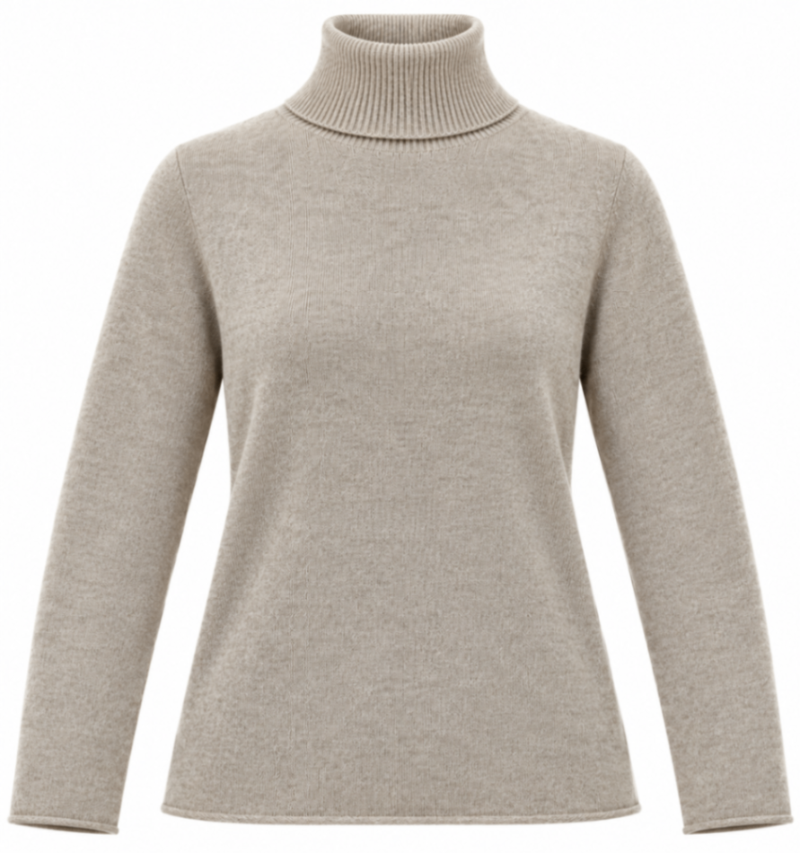 Pinotti Pullover Dolce Vita Beige 100% Cashmere Neu 40
