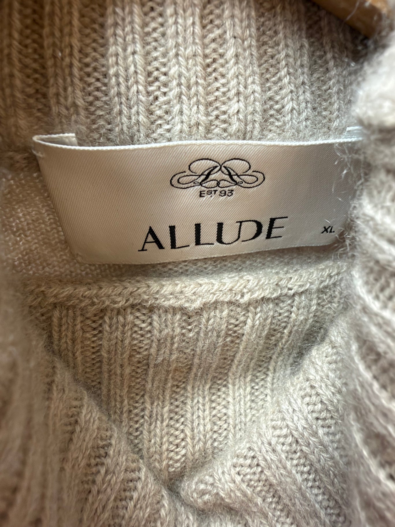 Allude Pullover Beige 42 100% Cashmere