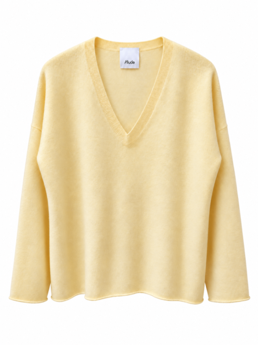 Allude Hellgelb 42 100% Cashmere